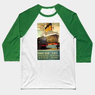 Vintage Travel - White Star Baseball T-Shirt